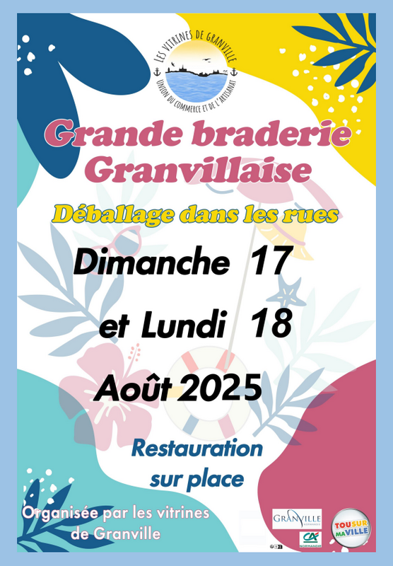 Braderie à Granville (50400) – Cours Jonville