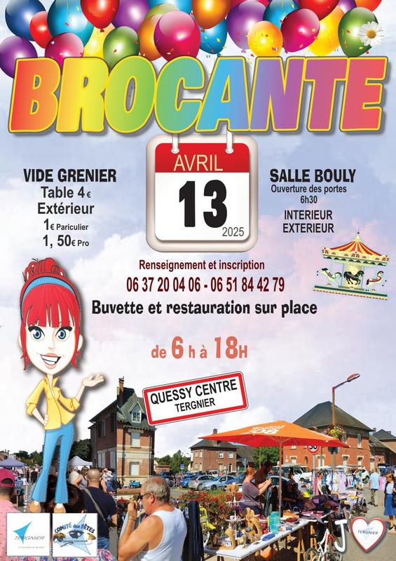Brocantes à Tergnier (02700) – Place Paul Caille