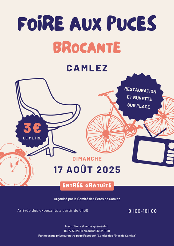 Vide-greniers à Camlez (22450) – Route de Penvénan