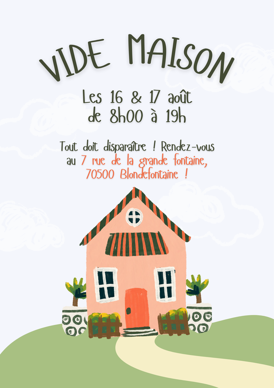 Vide-maison à Blondefontaine (70500) – 7 rue de la Grande Fontaine