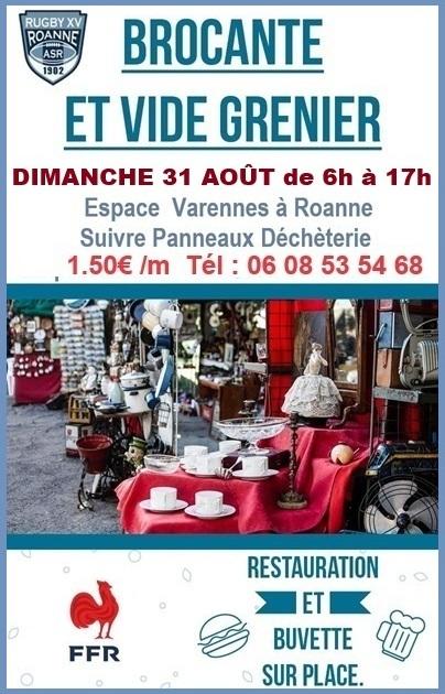 Vide-greniers à Roanne (42300) – 40 rue de Varennes