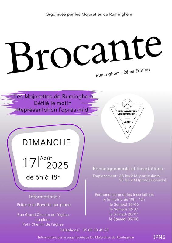 Vide-greniers à Ruminghem (62370) – Mairie de Ruminghem