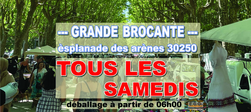 Brocantes à Sommières (30250) – Allée Frédéric Mistral