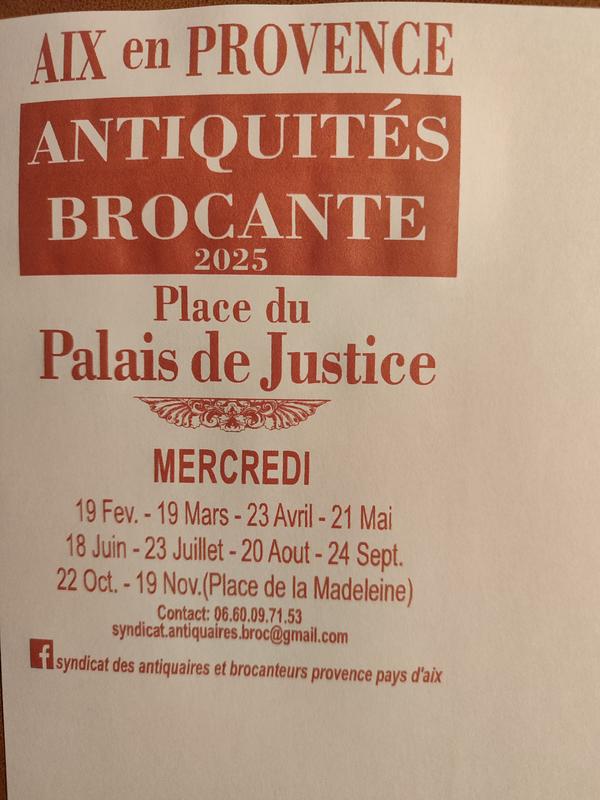 Brocantes à Aix-en-Provence (13100) – place verdun