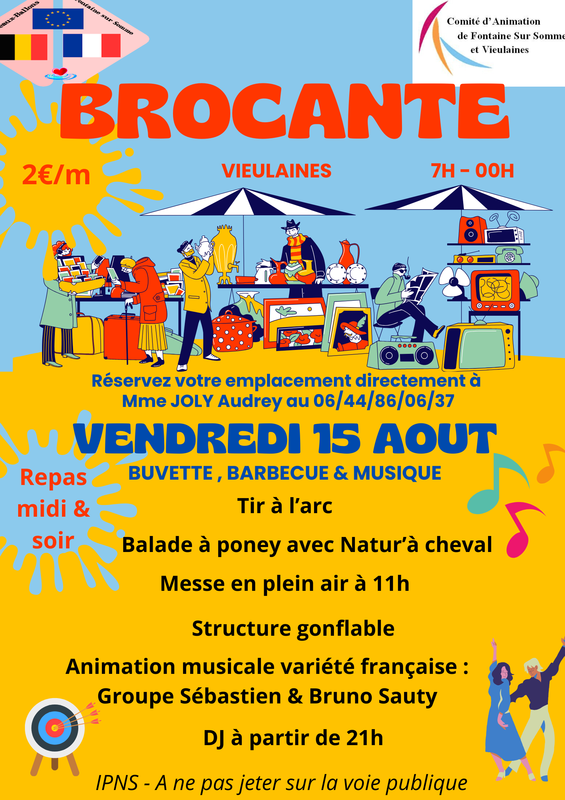 Brocantes à Fontaine-sur-Somme (80510) – Rue du Marais