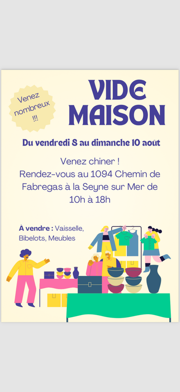 Vide-maison à La Seyne-sur-Mer (83500) – 1090 route de Fabregas