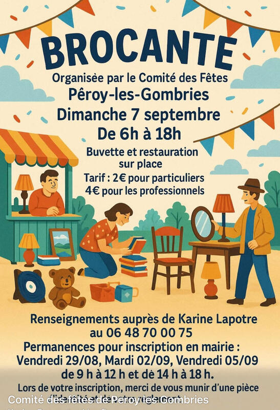 Brocantes à Péroy-les-Gombries (60440) – Rue de la ville