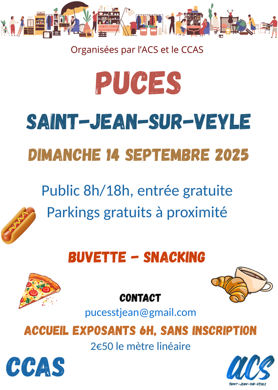 Vide-greniers à Saint-Jean-sur-Veyle (01290) – 19 impasse des Bords de Veyle