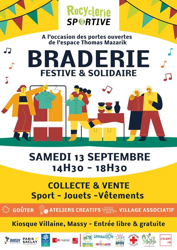 Braderie à Massy (91300) – 1 rue Thomas Mazarik