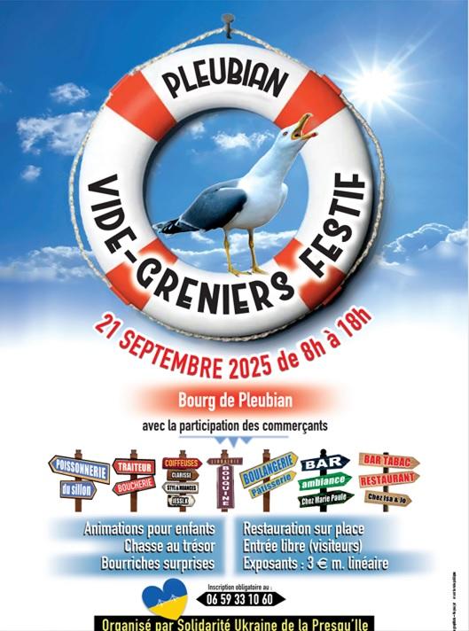 Vide-greniers à Pleubian (22610) – Centre du Bourg
