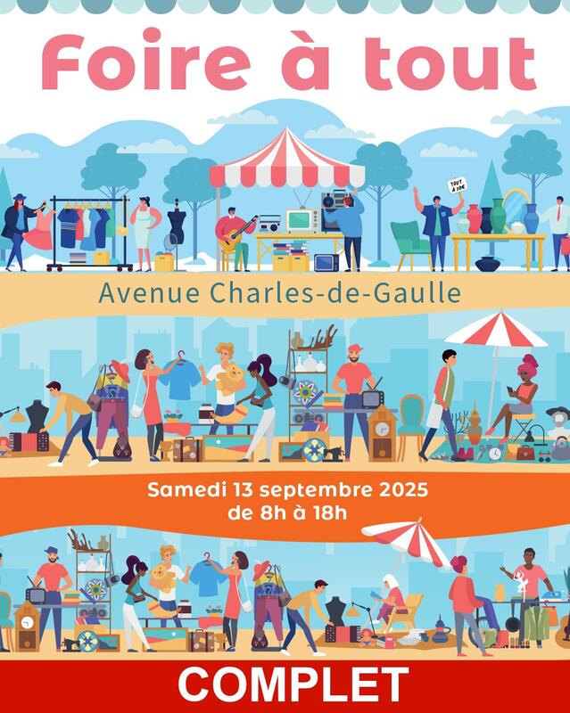 Vide-greniers à Le Plessis-Robinson (92350) – Avenue Charles de Gaulle