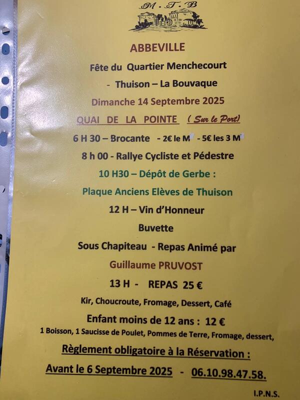Brocantes à Abbeville (80100) – Quai de la Pointe