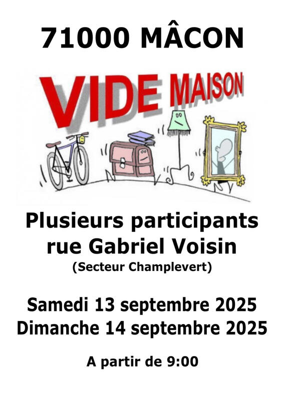 Vide-maison à Mâcon (71000) – Rue Gabriel Voisin