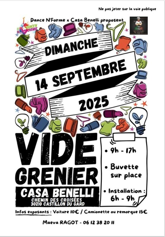 Vide-greniers à Castillon-du-Gard (30210) – Chemin des Croisées