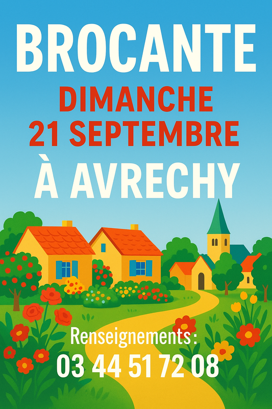 Brocantes à Avrechy (60130) – Rue de la Montagne