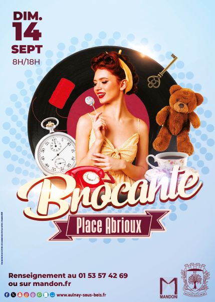 Brocantes à Aulnay-sous-Bois (93600) – Place Jean-Claude Abrioux