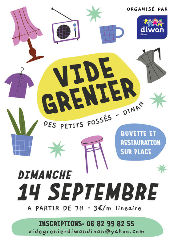 Vide-greniers à Dinan (22100) – Promenade des Petits Fossés