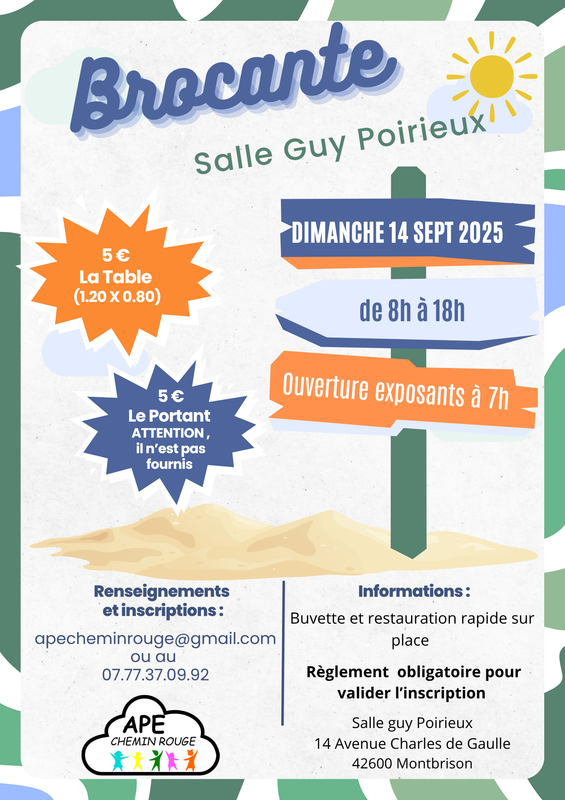 Vide-greniers à Montbrison (42600) – Avenue Charles de Gaulle