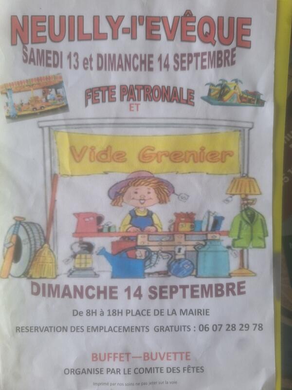 Vide-greniers à Neuilly-l'Évêque (52360) – Rue de l Eglise