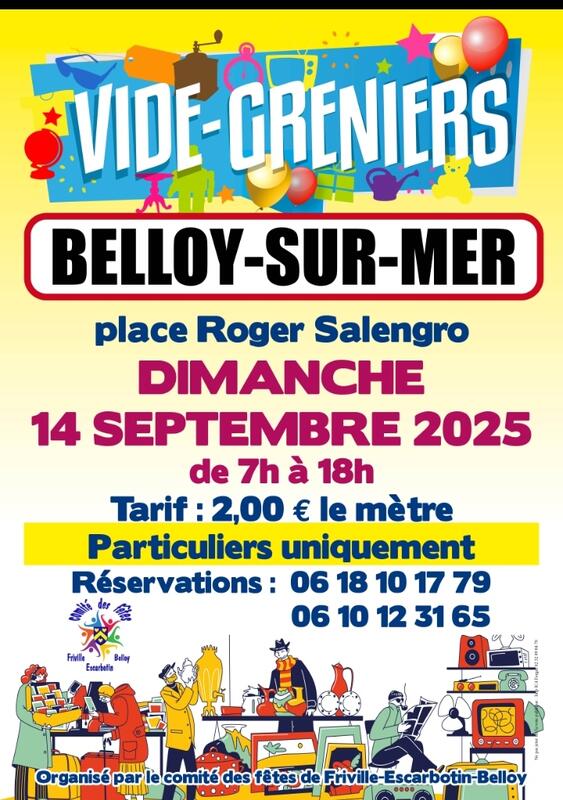 Vide-greniers à Friville-Escarbotin (80130) – Place Roger Salengro