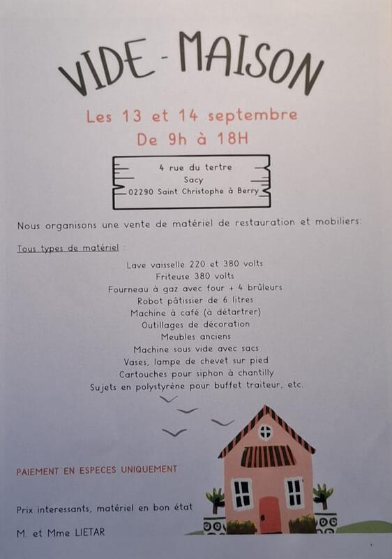 Vide-maison à Saint-Christophe-à-Berry (02290) – 4 rue du Tertre