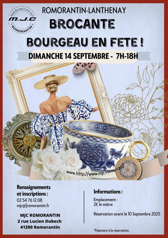 Brocantes à Romorantin-Lanthenay (41200) – 2 rue Lucien Dubeck
