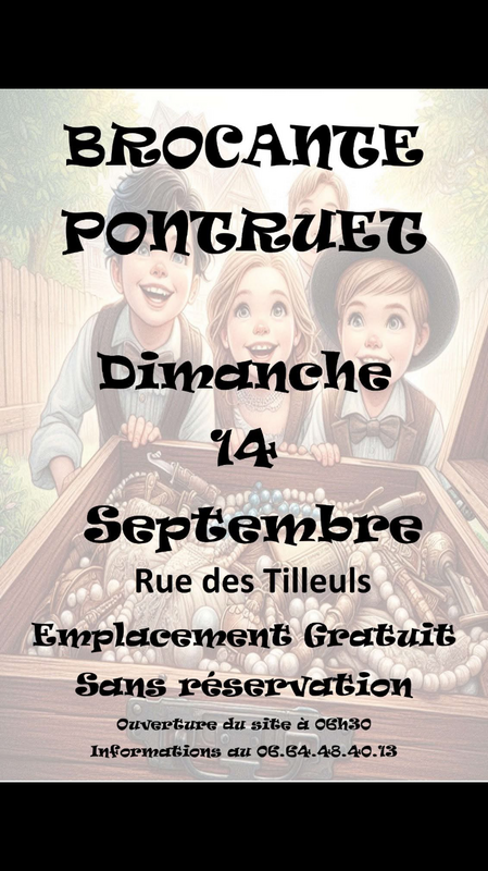 Vide-greniers à Pontruet (02490) – Rue des Tilleuls
