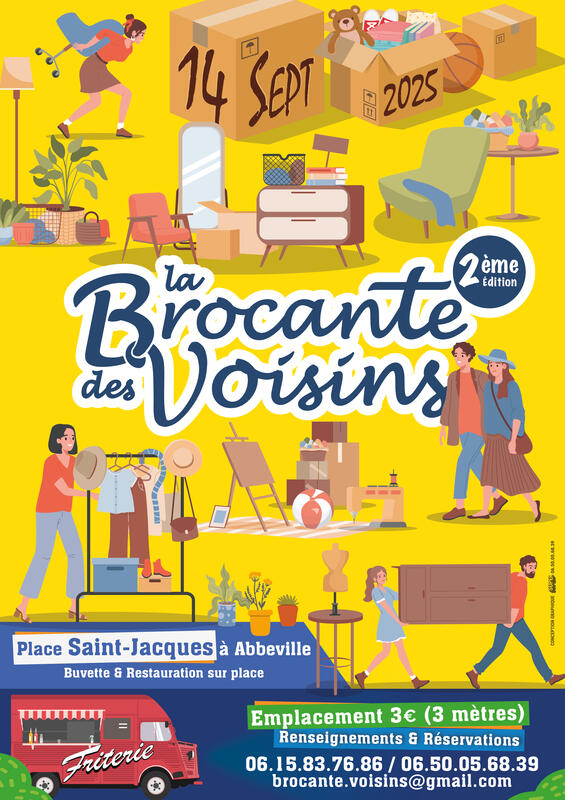 Brocantes à Abbeville (80100) – Place Saint-Jacques