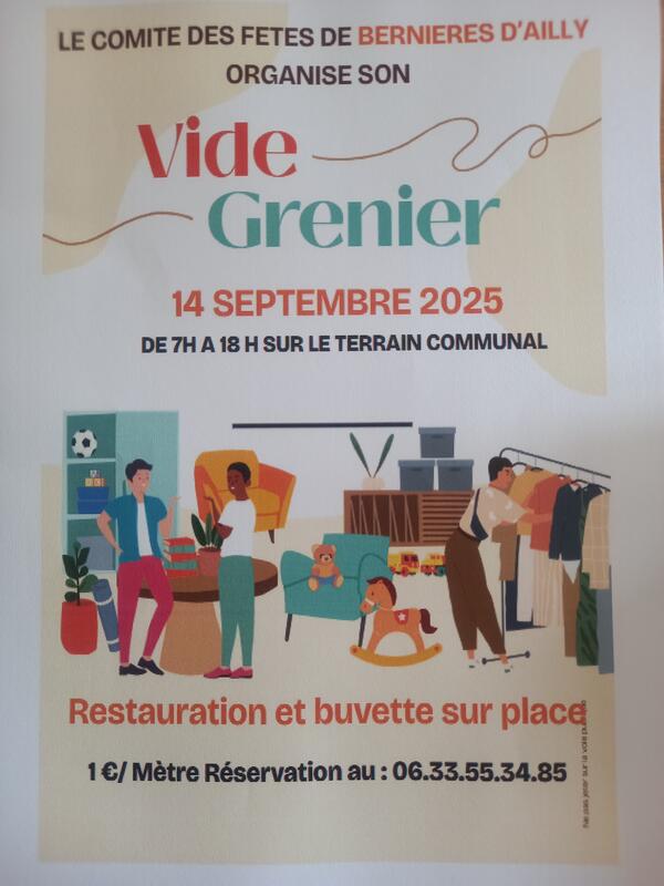 Vide-greniers à Bernières-d'Ailly (14170) – 3 route de Sainte-Anne
