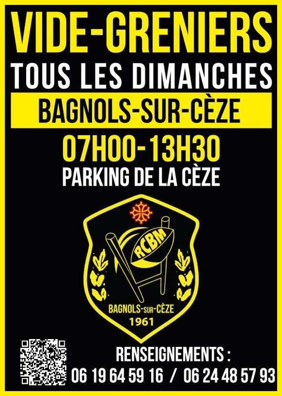 Vide-greniers à Bagnols-sur-Cèze (30200) – 20 rue du Moulinet