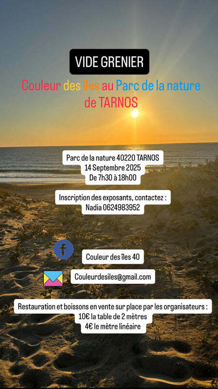 Vide-greniers à Tarnos (40220) – Avenue Julian Grimau