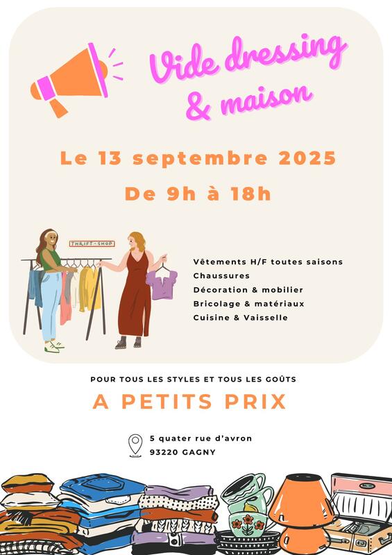 Vide-maison à Gagny (93220) – 5 Quater rue d'Avron