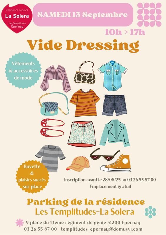 Vide-dressing à Épernay (51200) – 9 place du 13eme Régiment de Génie